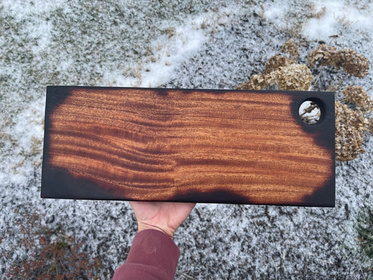 Burnt Mahogany Cheese Cutting Board