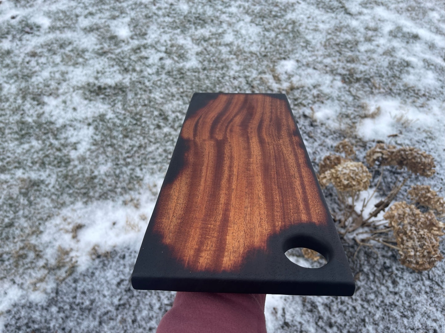 Burnt Mahogany Cheese Cutting Board